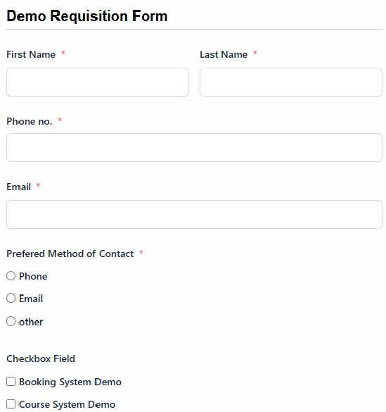Demo Requisition Form