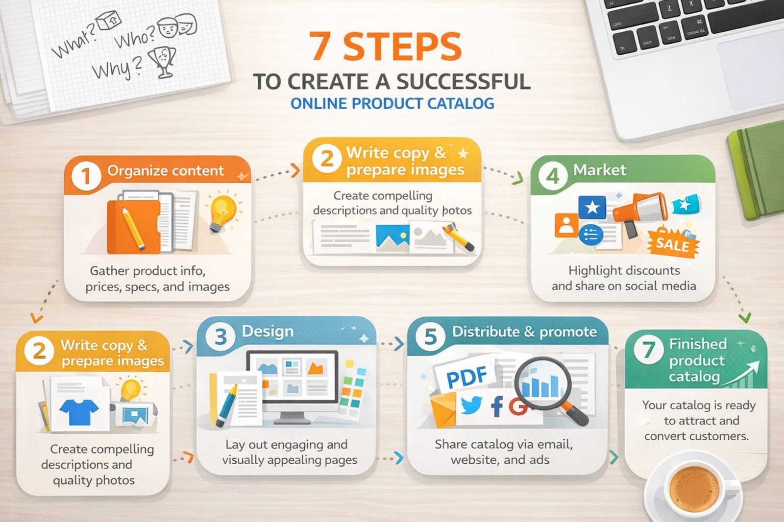 Leaflet Design Process Chart